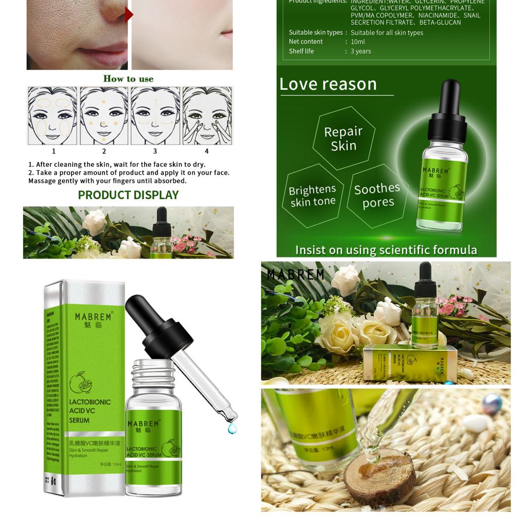 Collagen Repair Solution Serum Repair Skin Anti-aging Whitening Face Skin Care Essence for Men Women