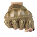 Outdoor Cycling Climbing Protect Gear Nylon Mittens Men Women Shooting Training Sports Non-slip Tactical Half Finger Gloves