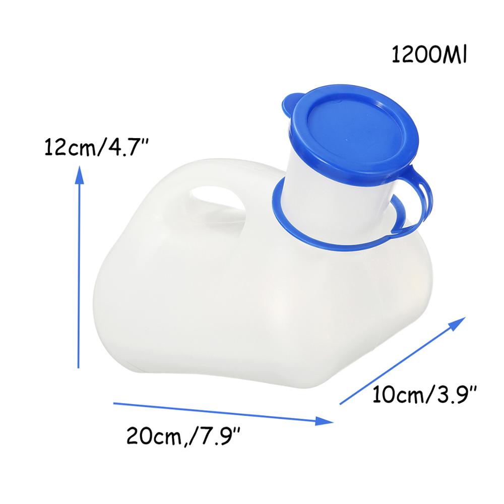 1200ML Portable Urine Urinal Toilet Unisex Aid Bottle For Traveling Camping Outdoor Feminine Adapter