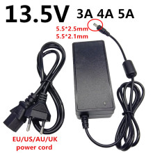 universal power adapter 13.5V 3A 4A 5A Switching Power Supply AC to DC Adaptor 13.5 Volt Converter ac/dc adaptador 5.5x2.5mm
