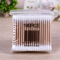 100Pcs/Bag Double Head Disposable Makeup Cotton Swab Soft Cotton Buds For Medical Wood Sticks Nose Ears Cleaning Tools Cotonete