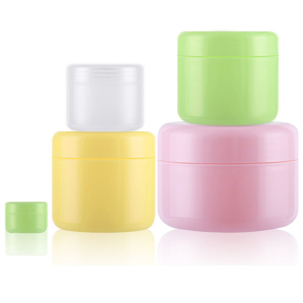 10g Plastic Empty Makeup Jar Pot Refillable Sample bottles Travel Face Cream Lotion Cosmetic Container