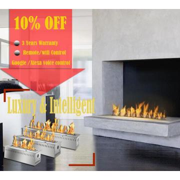Inno-living fire 36 inch stainless steel remote fireplace indoor chimenea with remote control