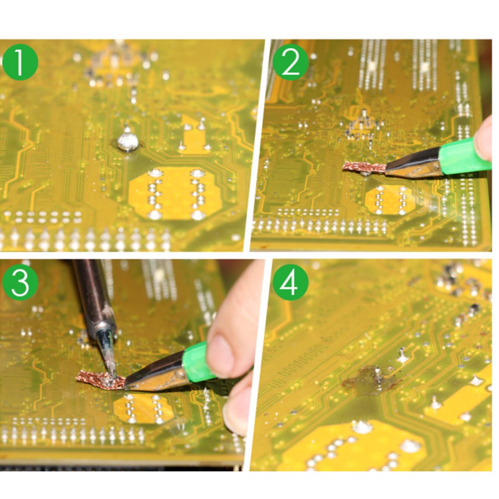 1Pcs Desoldering Wick Desoldering Braid Solder Remover Vacuum Sucker Desoldering Pump Tool BGA Solder Wick Welding Tools