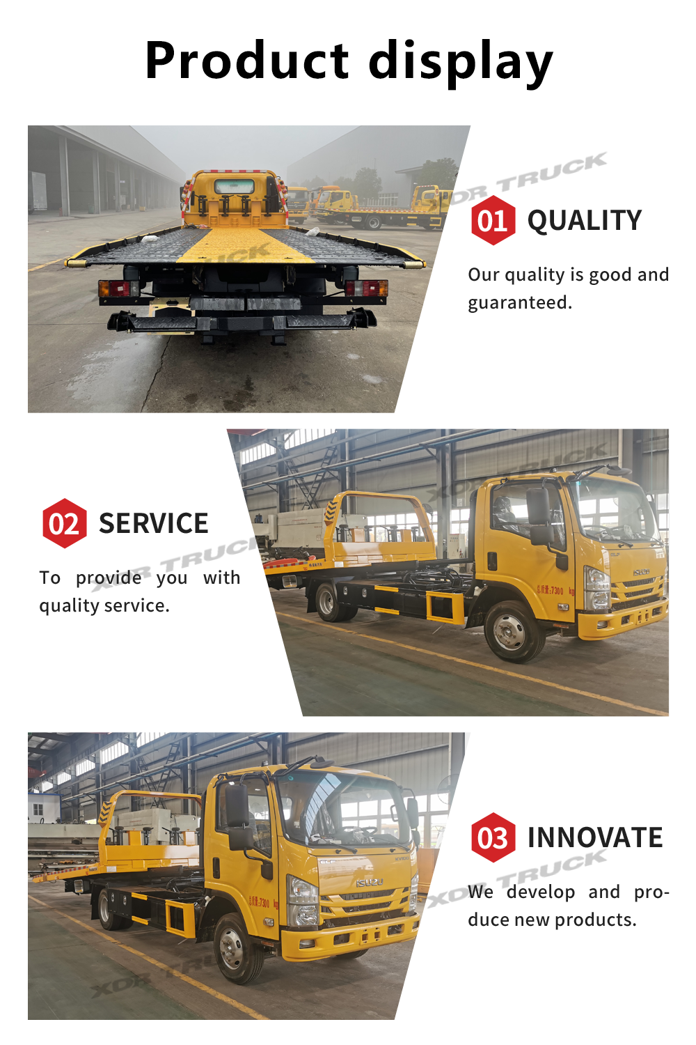 ISUZU wrecker truck model