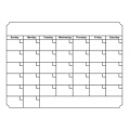 A3 Whiteboard Monthly Planner Magnetic Message Board Kitchen Daily Flexible Bulletin Memo Boards Fridge Magnet Drawing Calendar