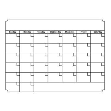 A3 Whiteboard Monthly Planner Magnetic Message Board Kitchen Daily Flexible Bulletin Memo Boards Fridge Magnet Drawing Calendar