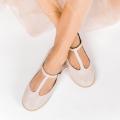 BONJOMARISA New INS Retro Casual T-strap Flats Daily Elegant Solid Leisure Flats Women 2020 Casual Low Heels Shoes Woman
