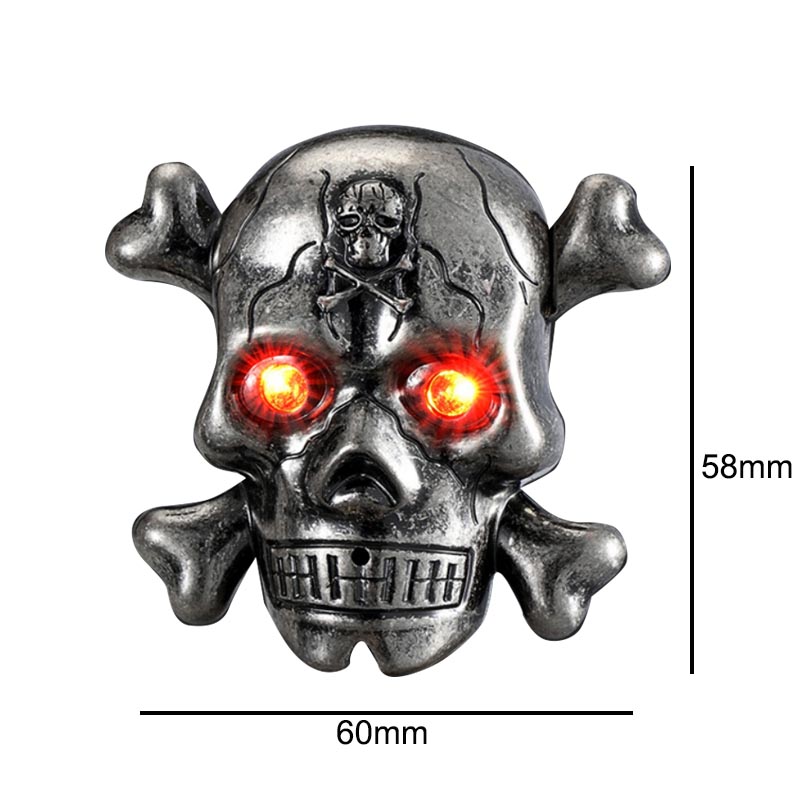 Skull Flamless Encendedores Creativos With Terrible Sound USB Rechargeable Turbo Novelty Electronic Lighter Funny Windproof