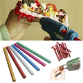 JimBon 10Pcs 7x100mm Colorfuls Glitter Hot Melt Glue Sticks For 7mm Glue Gun Craft Album Repair Accessories Adhesive