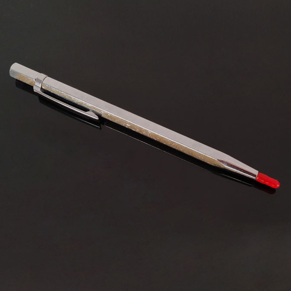 Pocket Clip Handheld Hard Carving Etching Pen Scribe Scriber Tungsten Steel Tip Engraving Tool Portable Chisel Lettering Marking