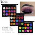 Lasting Matte Shimmer Eyeshadow Palette Holographic Shiny Matte Glitter Pigment Eye Shadow Pallete Metallic Diamond Makeup TSLM1