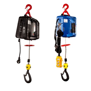 300KGS Portable Electric Hoist Winch Remote Control Traction Small Mini Crane 220V/110V