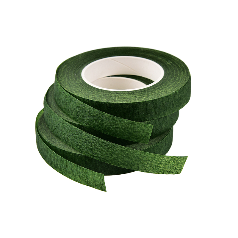 1pcs Green Parafilm Wedding Craft Florist Stem Wrap Floral Tape Waterproof 12m DIY Hand Woven Garlands Accessories