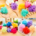 Bathroom Parts Body Mop Bath Flower Ball Sponge Shower Soft Sponge Bubbles Foaming Mesh Net Loofah Cleaning Wash Body Colorful