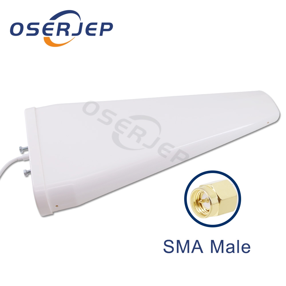 4g LTE antenna 3G 4G external antenna 16DBi Log Antenna SMA male 15M+SMA female to 2XTS9/2XSMA/2XCRC9 for 3G 4G router modem