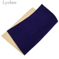 Lychee 29x21cm A4 Self Adhesive Velvet Fabric High Quality Solid Color Fabric DIY Liner Contact Paper For Jewelry Drawer