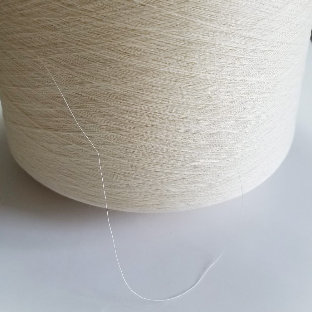 100% Natural Ramie yarn 1ply Diameter about 0.5mm weight about 1.5 kilogram/cone knitting yarn