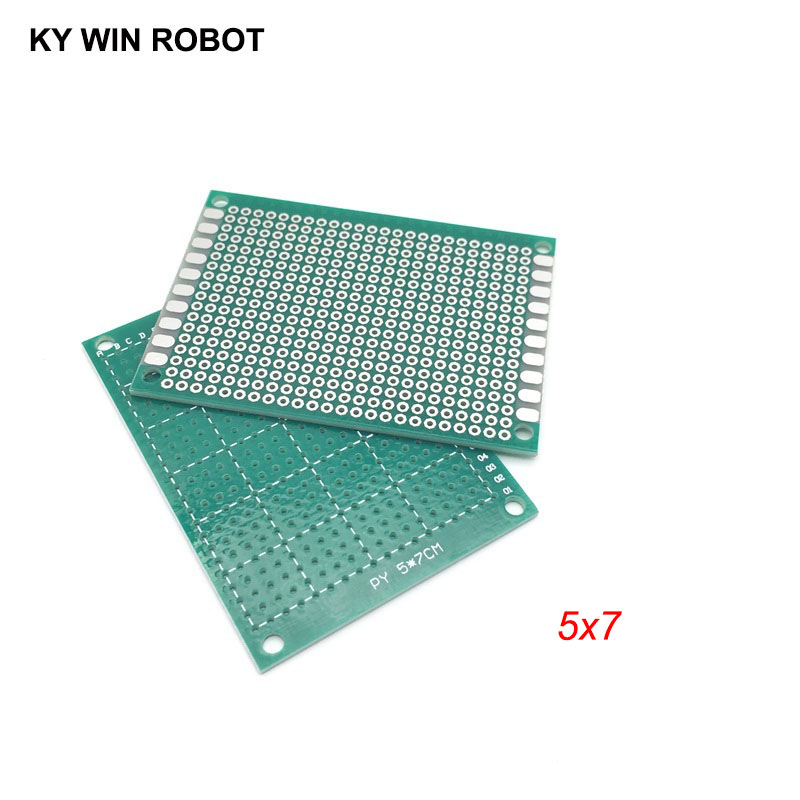 5pcs 5x7cm 50x70 mm Single Side Prototype PCB Universal Printed Circuit Board Protoboard For Arduino