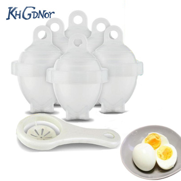 KHGDNOR Hard Boil Eggs Without Shell Egg Poacher Cups with Separator Egg Dividers Molds