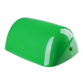 1pc Vintage Green Plastic Lampshade Cover Desk Banker Lamp Shade Cover Replacement Lampshade Parts
