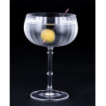 Free Shipping 2PCS Crystal Coupe Cocktail Glasses Martini Glass Set of 2