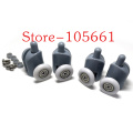 4X 25MM BOTTOM SHOWER DOOR SINGLE WHEELS ROLLERS RUNNERS PULLEYS PARTIALITY