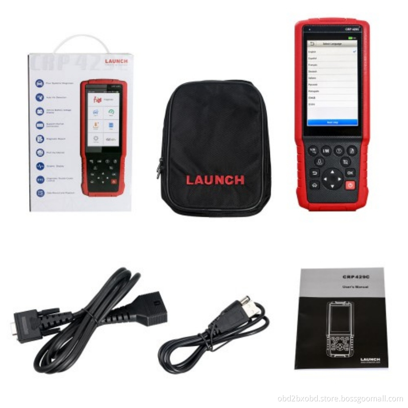 LAUNCH X431 CRP429C Auto Diagnostic Tool for Engine/ABS/SRS/AT+11 Service CRP 429C OBD2 Code Scanner Better than CRP129 Ship fro