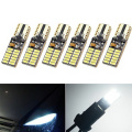 6pcs T10 LED Lights Bulb 6000K White Error Free W5W Car Accessories Parking Light 4014 24SMD For Mercedes W204 5W DC12-24V