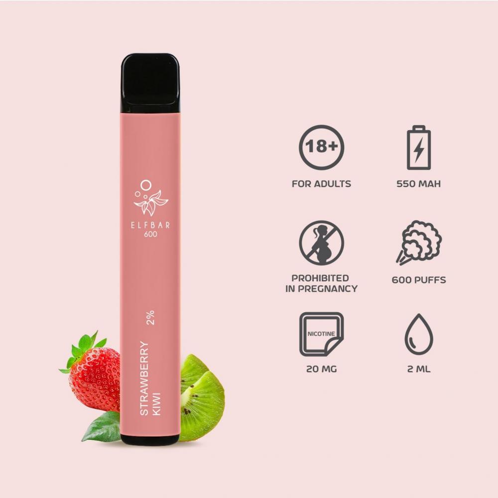 Elf Bar 600 Puffs Disposable Vape Pen