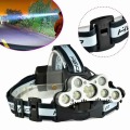 Super Bright XPE-Q5+XMLT6 Headlamp 7/ 9LED Focus Headlight Outdoor Emergency Headset Torch LED Searchlight USB Charger(Option)