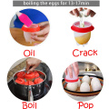 6pcs/set Silicone Egg Poachers Egg Cooker Non-stick Boiled Eggs Cup Kitchen Gadgets Baking Accessories Mold