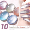 BORN PRETTY 6ml/10ml Magnetic Gel Nail Polish Cat Nail UV Gel Holographics Laser Glitter Varnish Nail Art Varnish New Arrival