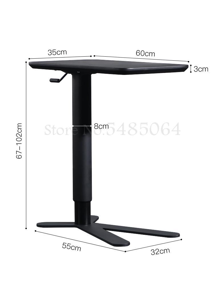 Japanese-style Lifting Table Lazy Extension Table Hospital Accompanying Bedside Table Folding Rotation Simple Office Comput