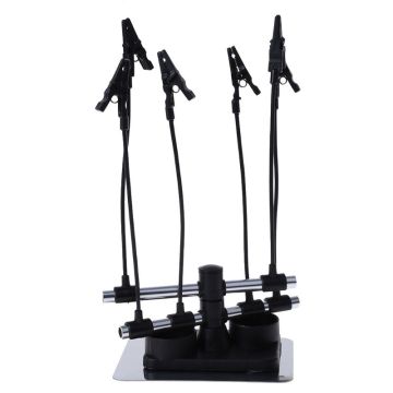Airbrush & Spray Gun Parts Holder Clips Stand Holds Model Hobby Auto Paint Booth
