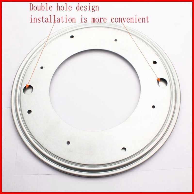 12 inch Lazy Susan hollow rotate Bearing round Turntable table chair display stand 360 Degrees Metal Swivel Plate base Hardware