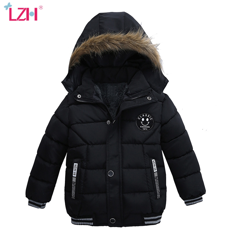 Baby Boys Jacket 2019 Autumn Winter Jackets For Boys Coat Kids Warm Fur Hooded Outerwear Coats For Boys Clothes Children Jacket