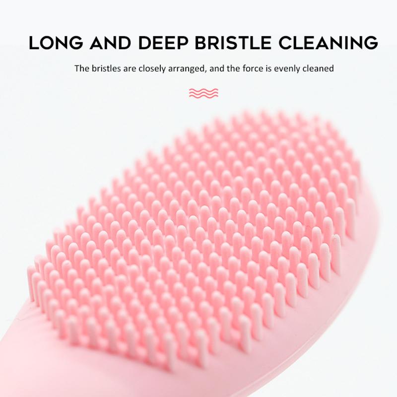 Hot 1pc Soft Silicone Washing Remover Face Exfoliating Pore Cleaner Brush Soft Nose Brush Pore Cleaner Skin Care Massager Beauty