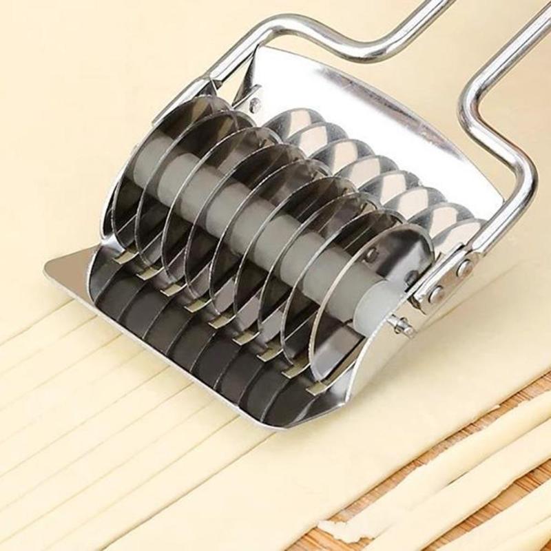 Shredder Roller Knife Stainless Steel Noodles splitters Home Manual Pasta Cutting Machine Hand-cranked Kitchen tools Accessories