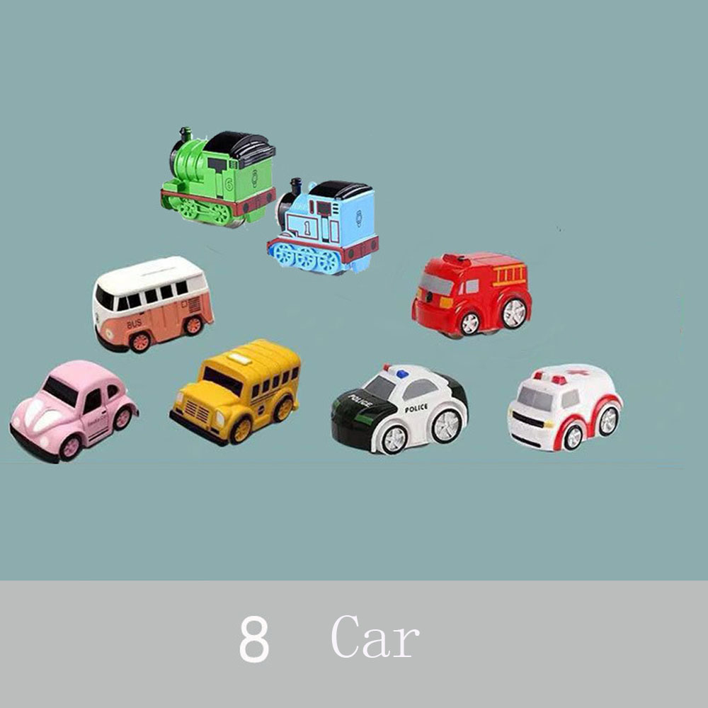 Children Education Toy Baby Car Adventure Game Manual Rail Train Track Toys for Macaron Color Table Game Puzzles Christmas Gifts