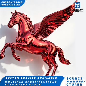 Winged Horse Aluminum Sculpture