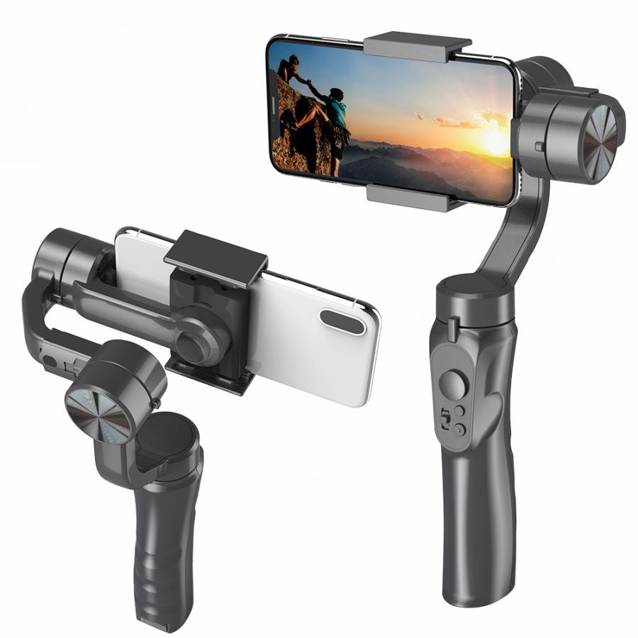 Handheld H4 3 Axis Gimbal Stabilizer Anti-shake Smartphone Stabilizer for Cellphone Action Camera for Vlogging Live Broadcast