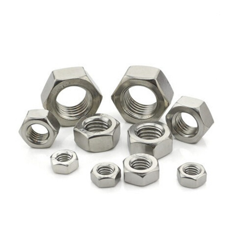 100pcs 1/4 - 20 a2 - 70 304 stainless steel hex nut