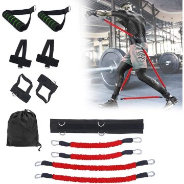 Body Exercise Resistance Band Set Leg Strength Boxing Training Jump Fitness Crossfit Pull Rope Booty Bouncing Trainer Set