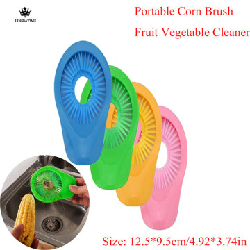 Durable Fruit Vegetable Cucumber Potato Cleaner Brush Corn Brush Multi function Easy Cleaning Tools