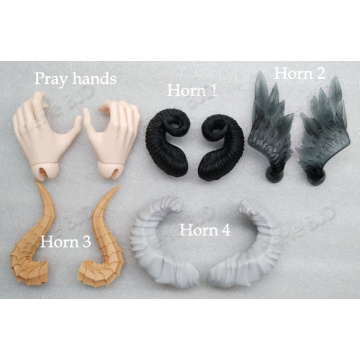 BJD accessories horn pray hands HeHeBJD