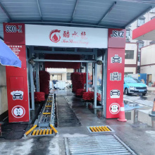 KUSHUILONG tunnel automatic car washing machine can wash 3 cars at the same time