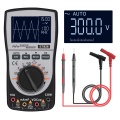 ET826 Digital Oscilloscope Multimeter Current Voltage Frequency Tester Analog Bar Graph Data Waveform Display 20KHZ Bandwidth