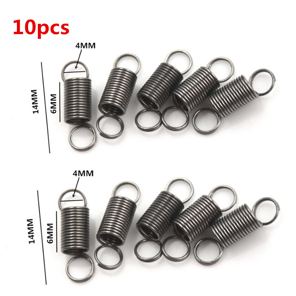 10pcs 30MM 4 Mm Stainless Steel Small Tension Spring With Hook For Tensile DIY Toys