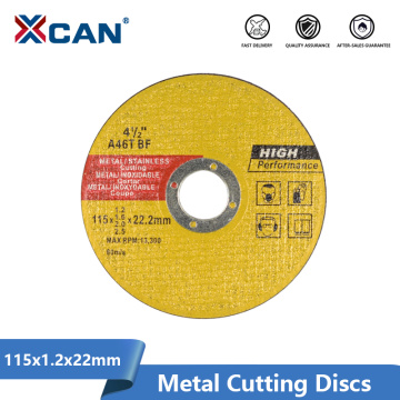 XCAN Metal Cutting Discs Resin Stainless Steel Grinding Cut Off Wheel 115x1.2x22mm For Angle Grinder Power Tools Grinder Wheel